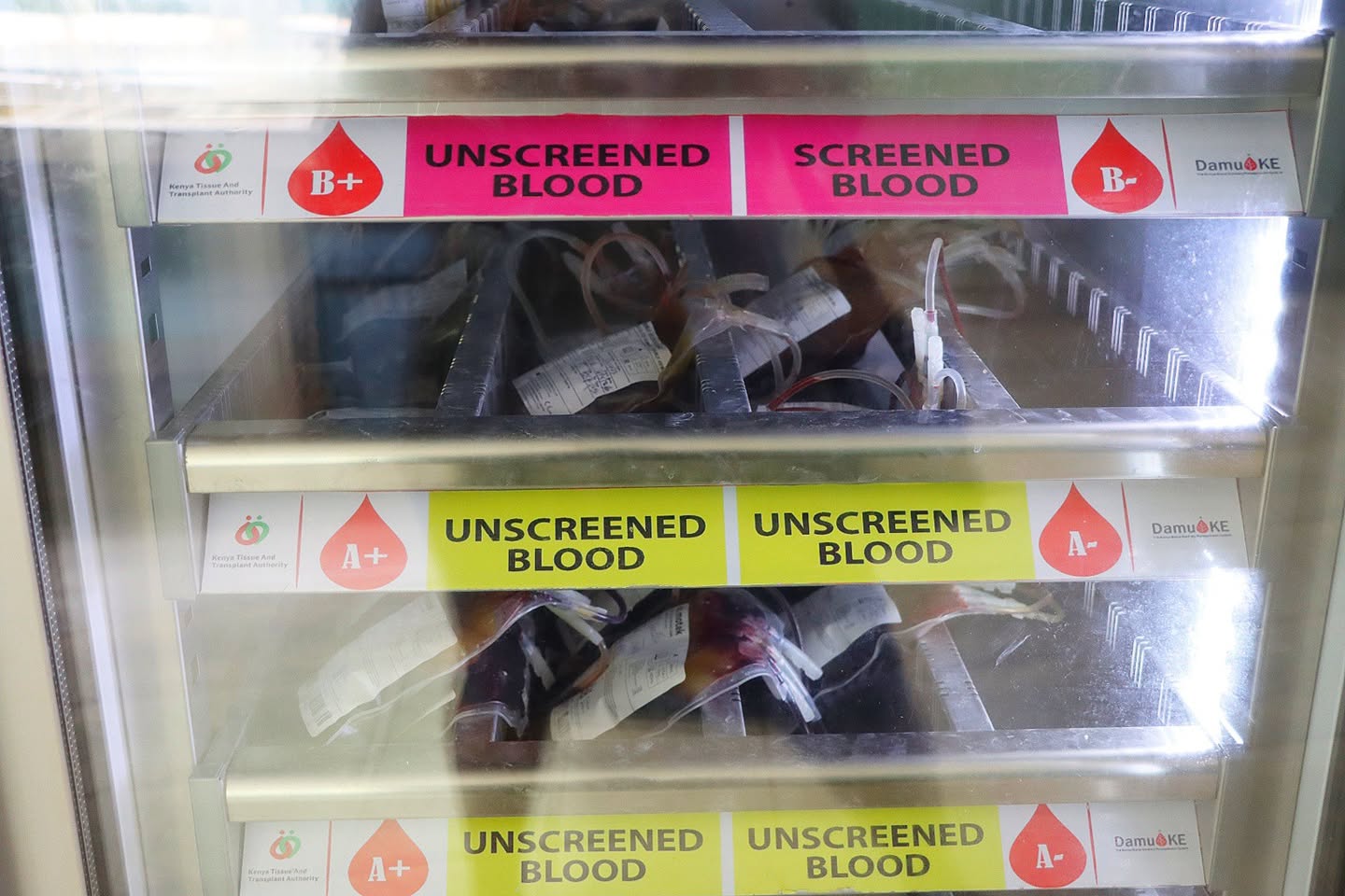 Blood donation campaign imagery