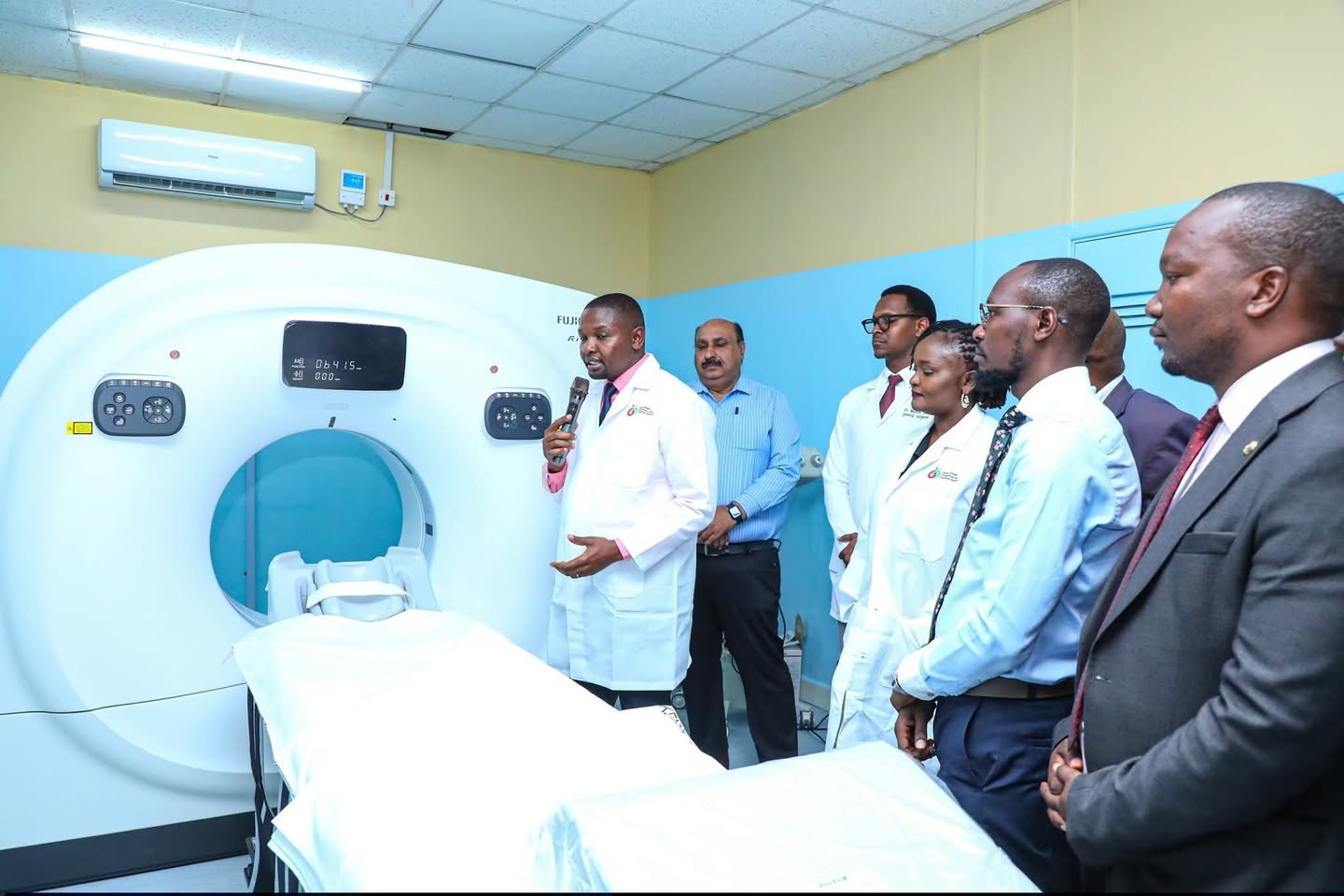 New medical machine installation